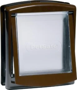 Petsafe 757 Hondenluik - Medium - Zilver/Tranparant -Dierenwinkel 1029x1200 1