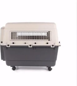 Flamingo - Hondentransportbox Nomad - L - Grijs - 57 X 80 X 60 Cm 13 Flamingo - Hondentransportbox Nomad - L - Grijs - 57 X 80 X 60 Cm -Dierenwinkel 1073x1200