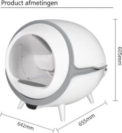 Merkloos Premium Kattenbak - Automatische - Zelfreinigende - Elektrische Kattenbak - Design Kattenbak 16 Merkloos Premium Kattenbak - Automatische - Zelfreinigende - Elektrische Kattenbak - Design Kattenbak -Dierenwinkel 1099x1200