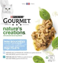 Gourmet Nature's Creations - Kattenvoer Natvoer - Zeevis - 48 X 85 Gr 14 Gourmet Nature's Creations - Kattenvoer Natvoer - Zeevis - 48 X 85 Gr -Dierenwinkel 1104x1200