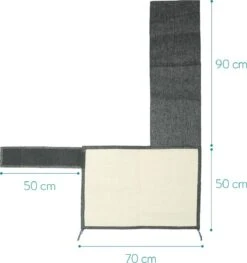Navaris Katten Krabmat - Bescherming Van Meubels - Voor Banken En Stoelen - Krabbescherming - Voor De Linkerkant - Donkergrijs 12 Navaris Katten Krabmat - Bescherming Van Meubels - Voor Banken En Stoelen - Krabbescherming - Voor De Linkerkant - Donkergrijs -Dierenwinkel 1127x1200