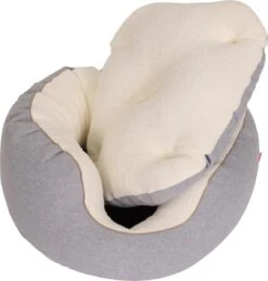 Snoozle Orthopedische Hondenmand - Zacht En Luxe Hondenkussen - Hondenbed - Wasbaar - Hondenmanden - 66cm - Lichtgrijs -Dierenwinkel 1145x1200