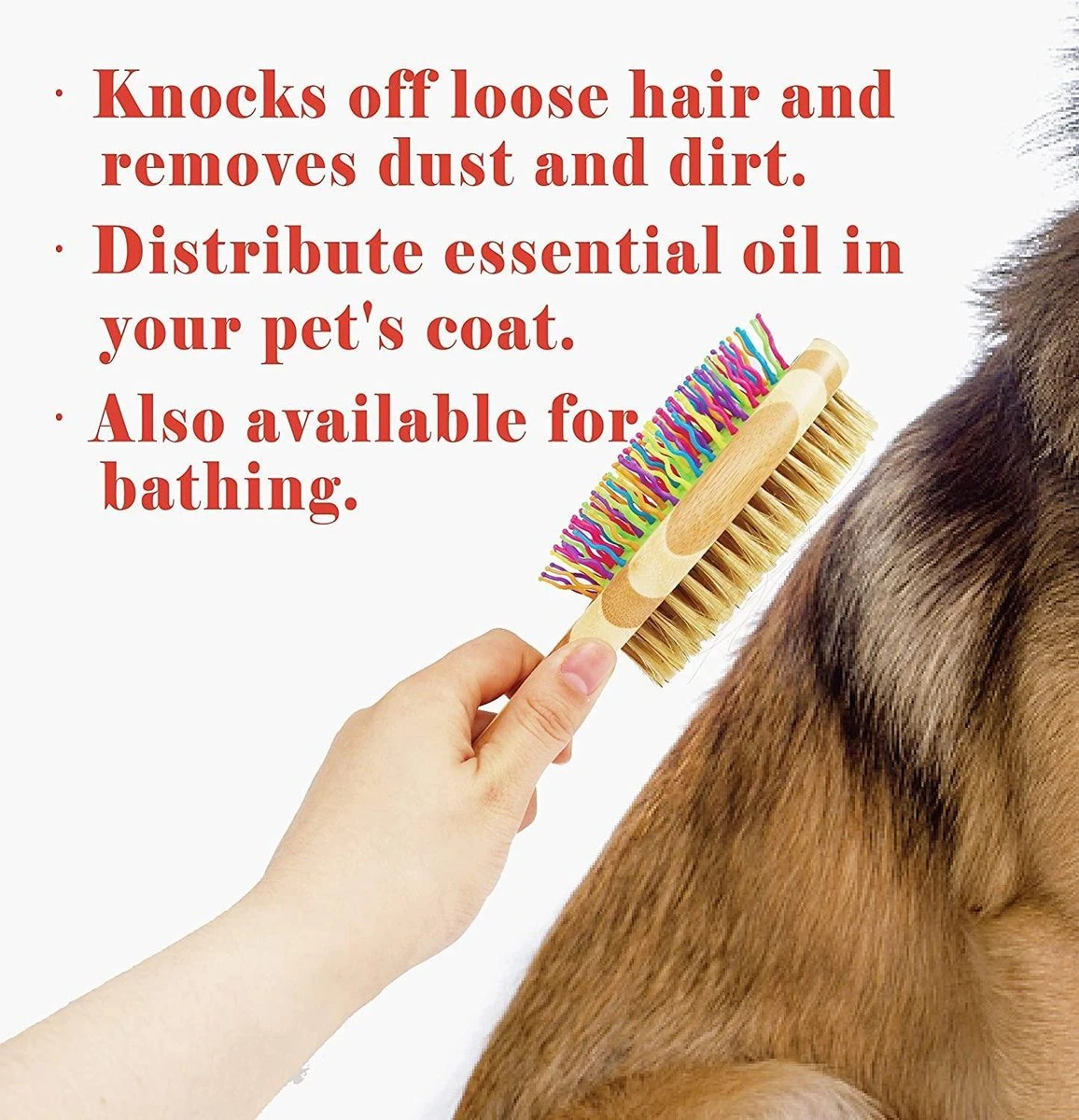 Betty's Dog Brush - Hondenborstel - Voor Elke Vacht Geschikt - Voor Glanzende Vacht - Ontklit En Verzorgt De Vacht 5 Betty's Dog Brush - Hondenborstel - Voor Elke Vacht Geschikt - Voor Glanzende Vacht - Ontklit En Verzorgt De Vacht - Afbeelding 3