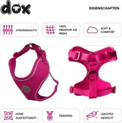DDOXX Hondenharnas, Reflecterend, Verstelbaar, Breakaway | Borstharnas Voor Klein, Middelgroot | Hondenharnas Hond Kat Puppy Auto | Kattenharnas Puppy Harnas | Roze Roze, S 17 DDOXX Hondenharnas, Reflecterend, Verstelbaar, Breakaway | Borstharnas Voor Klein, Middelgroot | Hondenharnas Hond Kat Puppy Auto | Kattenharnas Puppy Harnas | Roze Roze, S -Dierenwinkel 1190x1200 2