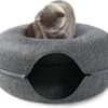 Merkloos A.K.A. Kattentunnel En Kattenmand In-1 – Kattenspeelgoed Speeltunnel Kattenhuis – Kattenhol Rond Kattenspeeltjes - Cat Cave Donut - Antraciet Vilt 2 Merkloos A.K.A. Kattentunnel En Kattenmand In-1 – Kattenspeelgoed Speeltunnel Kattenhuis – Kattenhol Rond Kattenspeeltjes - Cat Cave Donut - Antraciet Vilt -Dierenwinkel 1200x1019 1
