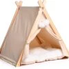Dogs&Co Tippi Tent Voor Katten Of Kleine Honden Ecru 2 Dogs&Co Tippi Tent Voor Katten Of Kleine Honden Ecru -Dierenwinkel 1200x1088