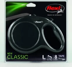 Flexi Rollijn New Classic Tape Large 8 M - Hondenriem - Zwart Tot 50kg 20 Flexi Rollijn New Classic Tape Large 8 M - Hondenriem - Zwart Tot 50kg -Dierenwinkel 1200x1129