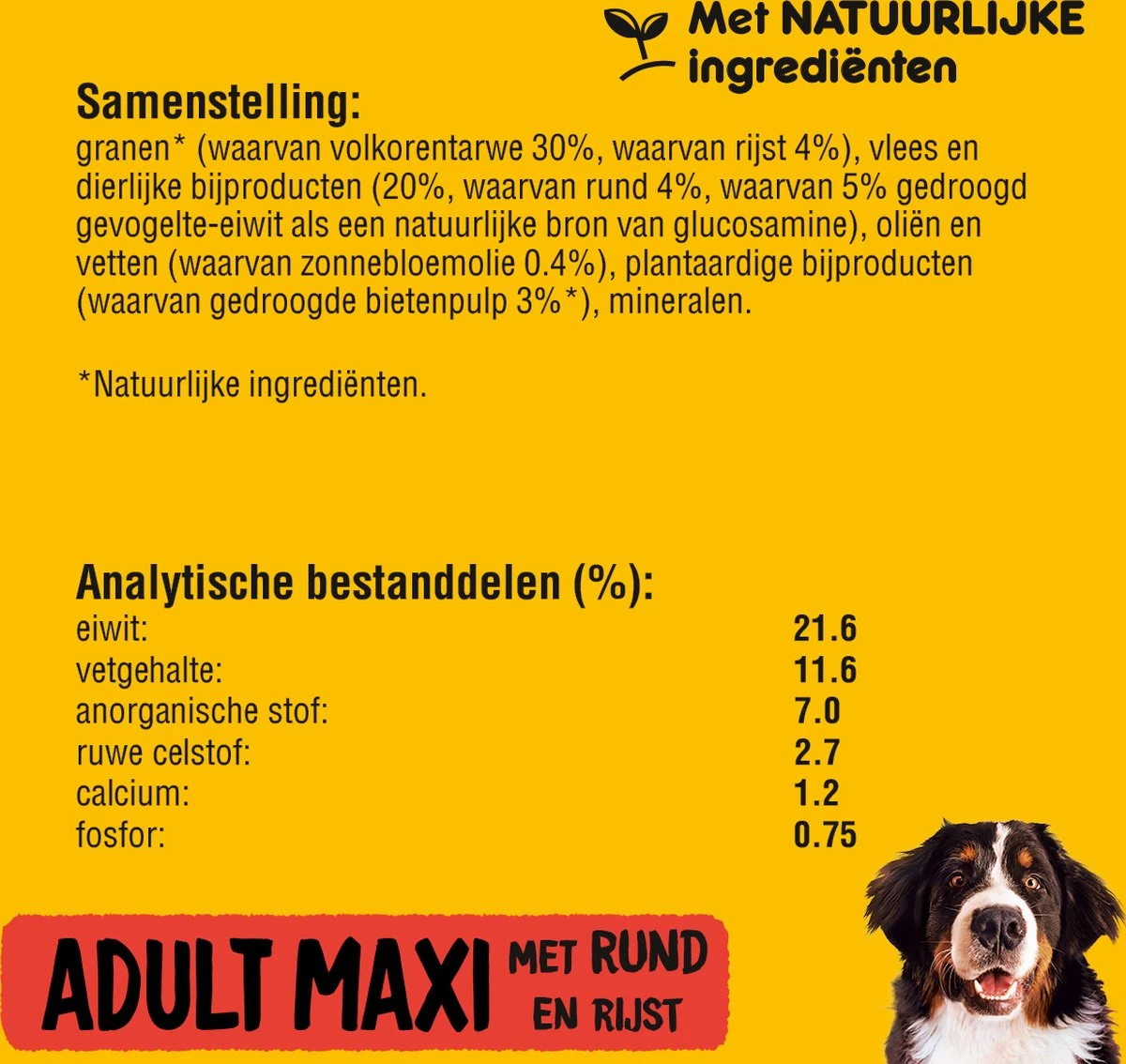Pedigree Maxi Adult Honden Droogvoer - Rund - 15 Kg 5 Pedigree Maxi Adult Honden Droogvoer - Rund - 15 Kg - Afbeelding 3