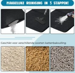 Merkloos Tastelio XXL Kattenbakmat 75x55cm - Groot Kattenbak Mat Met Innovatieve Honingraatstructuur - Dubbele Waterdichte Laag - Katten Bak Mat Met Eenvoudige Reiniging Grit Opvanger 15 Merkloos Tastelio XXL Kattenbakmat 75x55cm - Groot Kattenbak Mat Met Innovatieve Honingraatstructuur - Dubbele Waterdichte Laag - Katten Bak Mat Met Eenvoudige Reiniging Grit Opvanger -Dierenwinkel 1200x1160 2