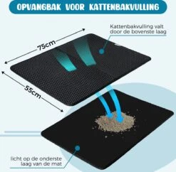 Merkloos Tastelio XXL Kattenbakmat 75x55cm - Groot Kattenbak Mat Met Innovatieve Honingraatstructuur - Dubbele Waterdichte Laag - Katten Bak Mat Met Eenvoudige Reiniging Grit Opvanger 19 Merkloos Tastelio XXL Kattenbakmat 75x55cm - Groot Kattenbak Mat Met Innovatieve Honingraatstructuur - Dubbele Waterdichte Laag - Katten Bak Mat Met Eenvoudige Reiniging Grit Opvanger -Dierenwinkel 1200x1176 1