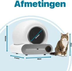 BOME Automatische Kattenbak - Zelfreinigende Kattenbak - Met App En Touchscreen - 65L 21 BOME Automatische Kattenbak - Zelfreinigende Kattenbak - Met App En Touchscreen - 65L -Dierenwinkel 1200x1182 2