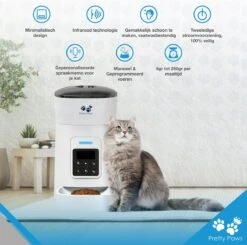 Pretty Paws PP002 Professionele Automatische Voerbak Kat- Stemrecorder - Voerautomaat - Katten Voerbak - Minimalistisch 18 Pretty Paws PP002 Professionele Automatische Voerbak Kat- Stemrecorder - Voerautomaat - Katten Voerbak - Minimalistisch -Dierenwinkel 1200x1190 3