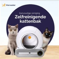 Viervoeter™ Kattenbak Zelfreinigend – Automatische Kattenbak – Zelfreinigende Kattenbak – Anti-geur – 53x58x55cm – Bedienen Via App – 65 Liter 17 Viervoeter™ Kattenbak Zelfreinigend – Automatische Kattenbak – Zelfreinigende Kattenbak – Anti-geur – 53x58x55cm – Bedienen Via App – 65 Liter -Dierenwinkel 1200x1196 6