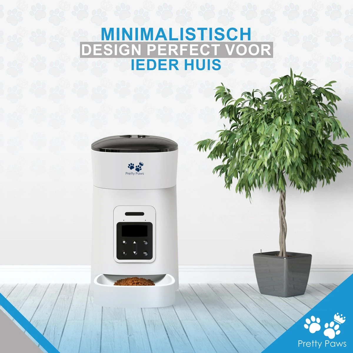 Pretty Paws PP002 Professionele Automatische Voerbak Kat- Stemrecorder - Voerautomaat - Katten Voerbak - Minimalistisch 9 Pretty Paws PP002 Professionele Automatische Voerbak Kat- Stemrecorder - Voerautomaat - Katten Voerbak - Minimalistisch - Afbeelding 7