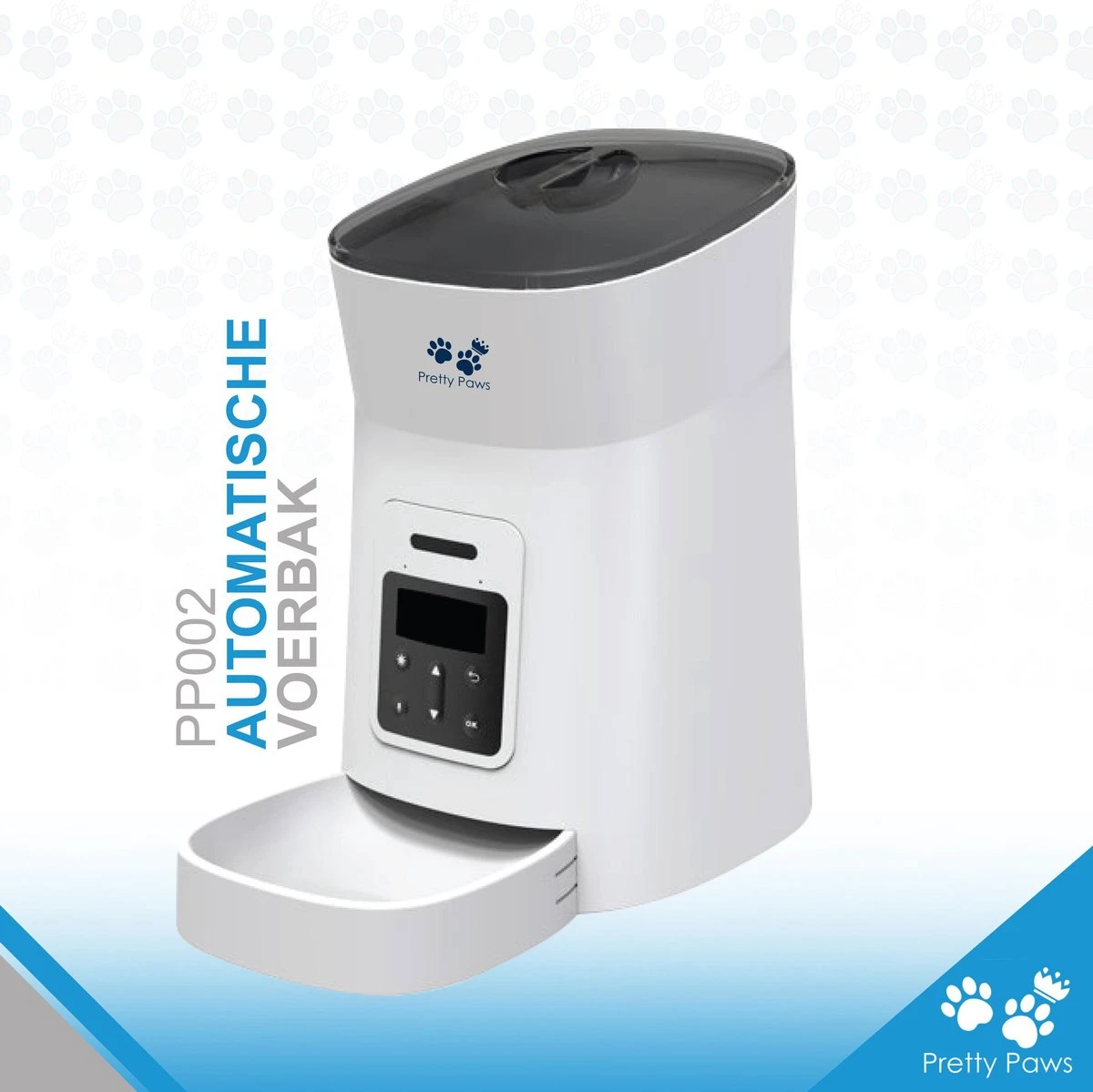 Pretty Paws PP002 Professionele Automatische Voerbak Kat- Stemrecorder - Voerautomaat - Katten Voerbak - Minimalistisch 12 Pretty Paws PP002 Professionele Automatische Voerbak Kat- Stemrecorder - Voerautomaat - Katten Voerbak - Minimalistisch - Afbeelding 10