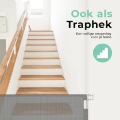 Château Animaux® - Tot 180cm Breed Traphekje Oprolbaar Hond - Stijlvolle Oplossing - Dieren Hek - Honden Hek 16 Château Animaux® - Tot 180cm Breed Traphekje Oprolbaar Hond - Stijlvolle Oplossing - Dieren Hek - Honden Hek -Dierenwinkel 1200x1200 159