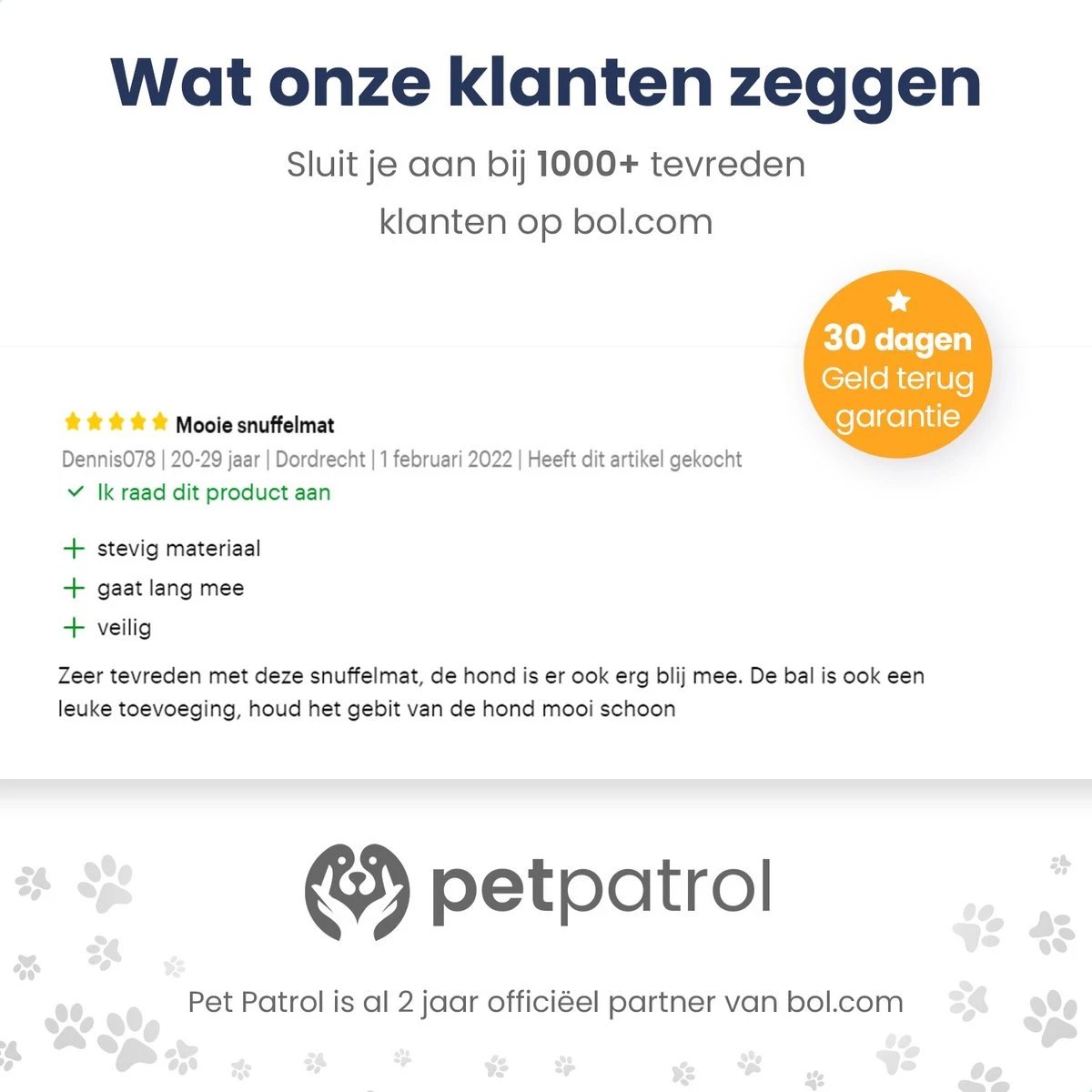 Snuffelmat 70x70cm Inclusief Rubberen Massage Bal & E-book - Speelmat Hond - Denkspel Hond - Puppy Speelgoed - Anti Schrok Mat - Honden Snoepjes - Cadeau Tip 10 Snuffelmat 70x70cm Inclusief Rubberen Massage Bal & E-book - Speelmat Hond - Denkspel Hond - Puppy Speelgoed - Anti Schrok Mat - Honden Snoepjes - Cadeau Tip - Afbeelding 8