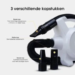 Hondenfohn - Waterblazer Met Draaiknop - 2400W Vermogen Met Warme En Koude Stand - Wit -Dierenwinkel 1200x1200 256
