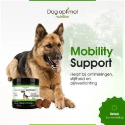 DOG OPTIMAL Gewricht Supplement 120 Stuks - Mobility - Glucosamine Hond - Artrose - Heupdysplasie - Gewrichten - Hondensnacks - Hondenkoekjes - Hondensupplementen - Honden - Puppy - Hondenvoeding -Dierenwinkel 1200x1200 263