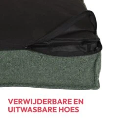 Snoozle Orthopedische Hondenmand - Zacht En Luxe Hondenkussen - Hondenbed - Wasbaar - Hondenmanden - 100 X 70 Cm - Groen -Dierenwinkel 1200x1200 302