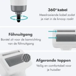 BURCH PetCare Ace - Waterblazer Voor Honden - Handzame Hondenföhn - RVS Borstel - 500W -Dierenwinkel 1200x1200 329