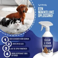 Petsly Odour & Stain Remover - Geurverwijderaars - Urine Vlekken Verwijderen Urinegeur Verwijderen Met Plantaardige Enzymen - 1L 12 Petsly Odour & Stain Remover - Geurverwijderaars - Urine Vlekken Verwijderen Urinegeur Verwijderen Met Plantaardige Enzymen - 1L -Dierenwinkel 1200x1200 38