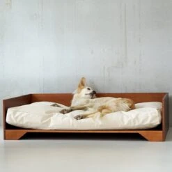 STUDIO ANIMAUX Hondenmand Met Katoenen Kussen (maat L) | 119 X 76,5 Cm | Hondenbed | Hondensofa | Hondenbank | Hout | Bruin 18 STUDIO ANIMAUX Hondenmand Met Katoenen Kussen (maat L) | 119 X 76,5 Cm | Hondenbed | Hondensofa | Hondenbank | Hout | Bruin -Dierenwinkel 1200x1200 399