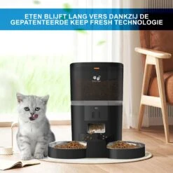 Pretty Paws QQ003 - Wifi Voermachine - Dubbele Voerbakjes - Zwart - Kat - 6L 15 Pretty Paws QQ003 - Wifi Voermachine - Dubbele Voerbakjes - Zwart - Kat - 6L -Dierenwinkel 1200x1200 412