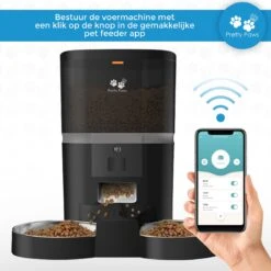 Pretty Paws QQ003 - Wifi Voermachine - Dubbele Voerbakjes - Zwart - Kat - 6L 16 Pretty Paws QQ003 - Wifi Voermachine - Dubbele Voerbakjes - Zwart - Kat - 6L -Dierenwinkel 1200x1200 413