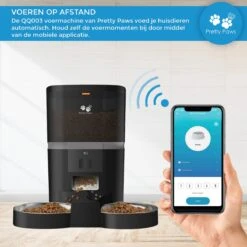 Pretty Paws QQ003 - Wifi Voermachine - Dubbele Voerbakjes - Zwart - Kat - 6L 21 Pretty Paws QQ003 - Wifi Voermachine - Dubbele Voerbakjes - Zwart - Kat - 6L -Dierenwinkel 1200x1200 417