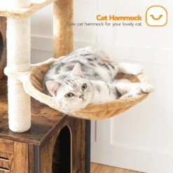 Signature Home Lola Krabpaal Met Kattenbak - Kattenbak Hangmat Mand Katten Huis - Kattenhuis Met Deur En Slot - Krabpalen Katten Huis - Kattenbakmeubel Verborgen - Alles-in-één Kattenspeelgoed Met Kattenhuis - Bruin - 70cm X 132cm X 48cm 17 Signature Home Lola Krabpaal Met Kattenbak - Kattenbak Hangmat Mand Katten Huis - Kattenhuis Met Deur En Slot - Krabpalen Katten Huis - Kattenbakmeubel Verborgen - Alles-in-één Kattenspeelgoed Met Kattenhuis - Bruin - 70cm X 132cm X 48cm -Dierenwinkel 1200x1200 439