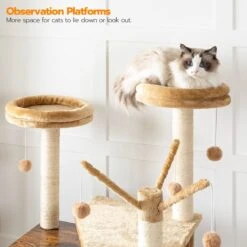 Signature Home Lola Krabpaal Met Kattenbak - Kattenbak Hangmat Mand Katten Huis - Kattenhuis Met Deur En Slot - Krabpalen Katten Huis - Kattenbakmeubel Verborgen - Alles-in-één Kattenspeelgoed Met Kattenhuis - Bruin - 70cm X 132cm X 48cm 24 Signature Home Lola Krabpaal Met Kattenbak - Kattenbak Hangmat Mand Katten Huis - Kattenhuis Met Deur En Slot - Krabpalen Katten Huis - Kattenbakmeubel Verborgen - Alles-in-één Kattenspeelgoed Met Kattenhuis - Bruin - 70cm X 132cm X 48cm -Dierenwinkel 1200x1200 445