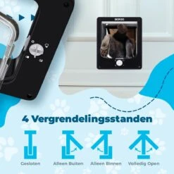 Skipoo Kattenluik Met Tunnel - Weerbestendig - Grote Kat - 4 Vergrendelingsstanden - Zwart 14 Skipoo Kattenluik Met Tunnel - Weerbestendig - Grote Kat - 4 Vergrendelingsstanden - Zwart -Dierenwinkel 1200x1200 524