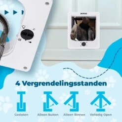 Skipoo Kattenluik Met Tunnel - Weerbestendig - Grote Kat - 4 Vergrendelingsstanden - Wit 14 Skipoo Kattenluik Met Tunnel - Weerbestendig - Grote Kat - 4 Vergrendelingsstanden - Wit -Dierenwinkel 1200x1200 539