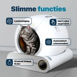 BOME Automatische Kattenbak - Zelfreinigende Kattenbak - Met App En Touchscreen - 65L 19 BOME Automatische Kattenbak - Zelfreinigende Kattenbak - Met App En Touchscreen - 65L -Dierenwinkel 1200x1200 556