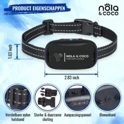 Nola & Coco® Oplaadbare Anti Blafband - 4 Kleuren - Zonder Schok - Waterdichte Diervriendelijke Blaf Halsband - Opvoedingshalsband - Voor Grote En Kleine Honden - Lichte Vibratie En Geluid - 3 Tot 60kg 15 Nola & Coco® Oplaadbare Anti Blafband - 4 Kleuren - Zonder Schok - Waterdichte Diervriendelijke Blaf Halsband - Opvoedingshalsband - Voor Grote En Kleine Honden - Lichte Vibratie En Geluid - 3 Tot 60kg -Dierenwinkel 1200x1200 69