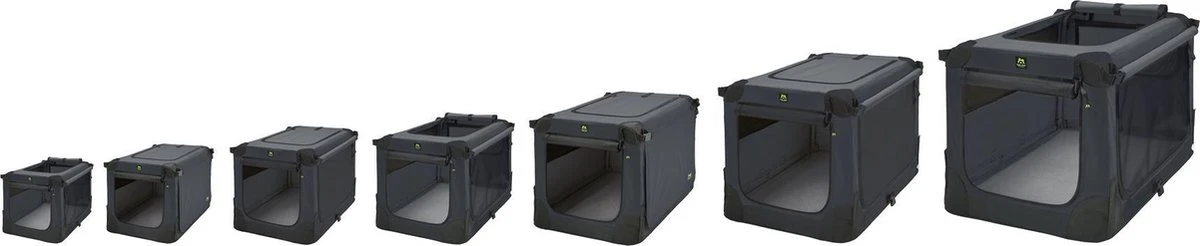 Maelson Soft Kennel - Robuuste Hondenbench Van Zacht Materiaal - Opvouwbare Kennel Met Stevig Stalen Binnenframe - Zwart/antraciet - XXS / XS / S / M / L / XL / XXL - 72 S 20 Maelson Soft Kennel - Robuuste Hondenbench Van Zacht Materiaal - Opvouwbare Kennel Met Stevig Stalen Binnenframe - Zwart/antraciet - XXS / XS / S / M / L / XL / XXL - 72 S - Afbeelding 18