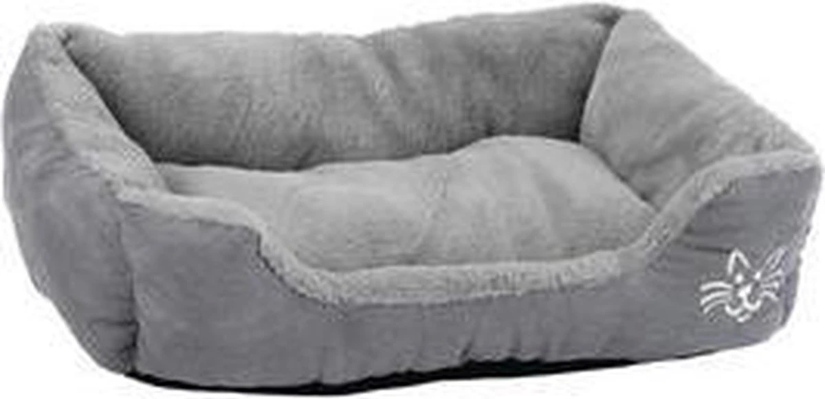 Beeztees Baboo - Kattenmand - Grijs - 48x37x18 Cm 4 Beeztees Baboo - Kattenmand - Grijs - 48x37x18 Cm - Afbeelding 2