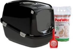 PeeWee Kattenbak XXL EcoDome Startpakket - Zwart - 66,5 X 48,5 X 46,5 Cm 18 PeeWee Kattenbak XXL EcoDome Startpakket - Zwart - 66,5 X 48,5 X 46,5 Cm -Dierenwinkel 1200x797 2