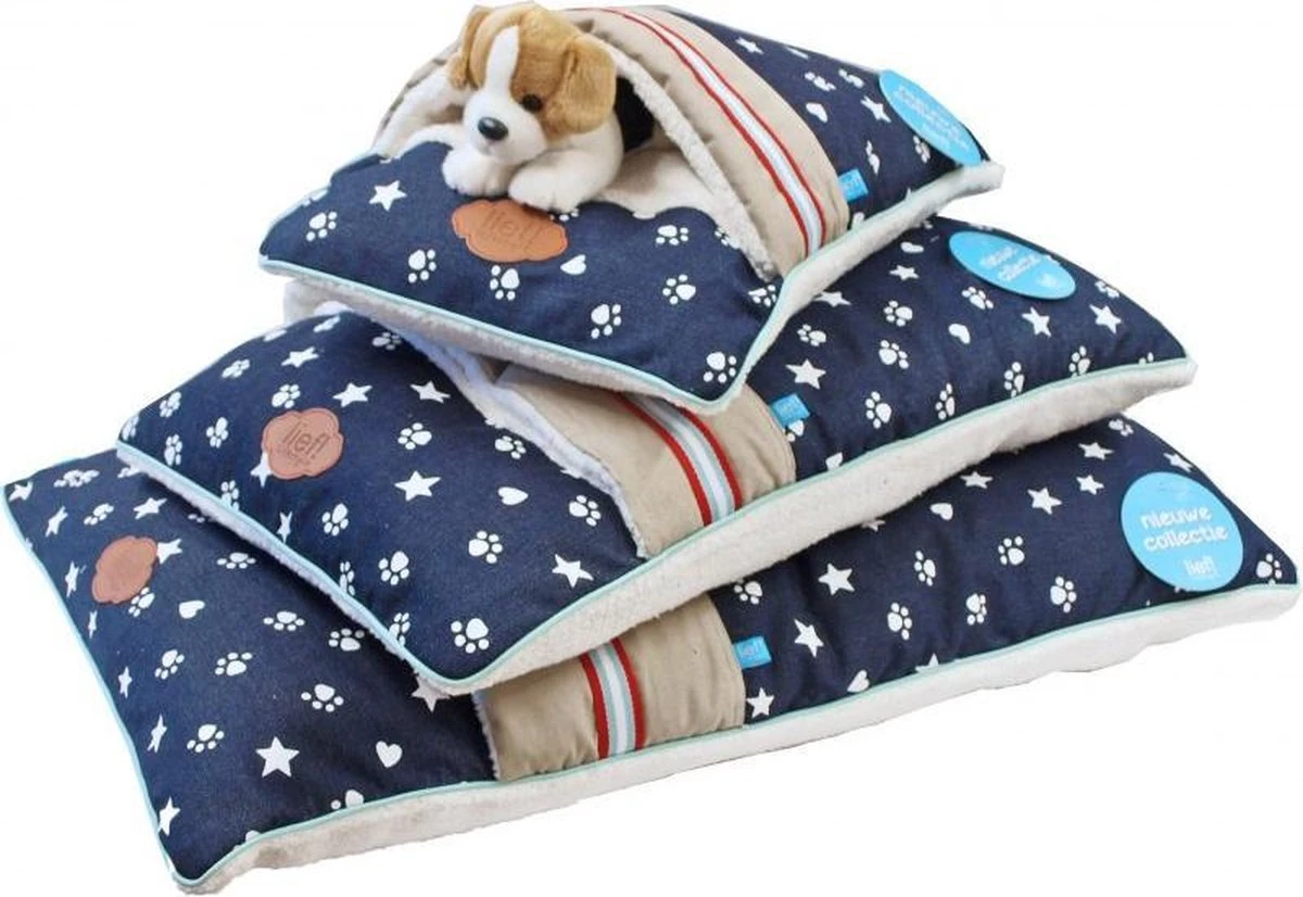 Lief! Kussen Met Slaapzak Unisex - Maat: 87 Cm (L) X 52 Cm (B) 6 Lief! Kussen Met Slaapzak Unisex - Maat: 87 Cm (L) X 52 Cm (B) - Afbeelding 4