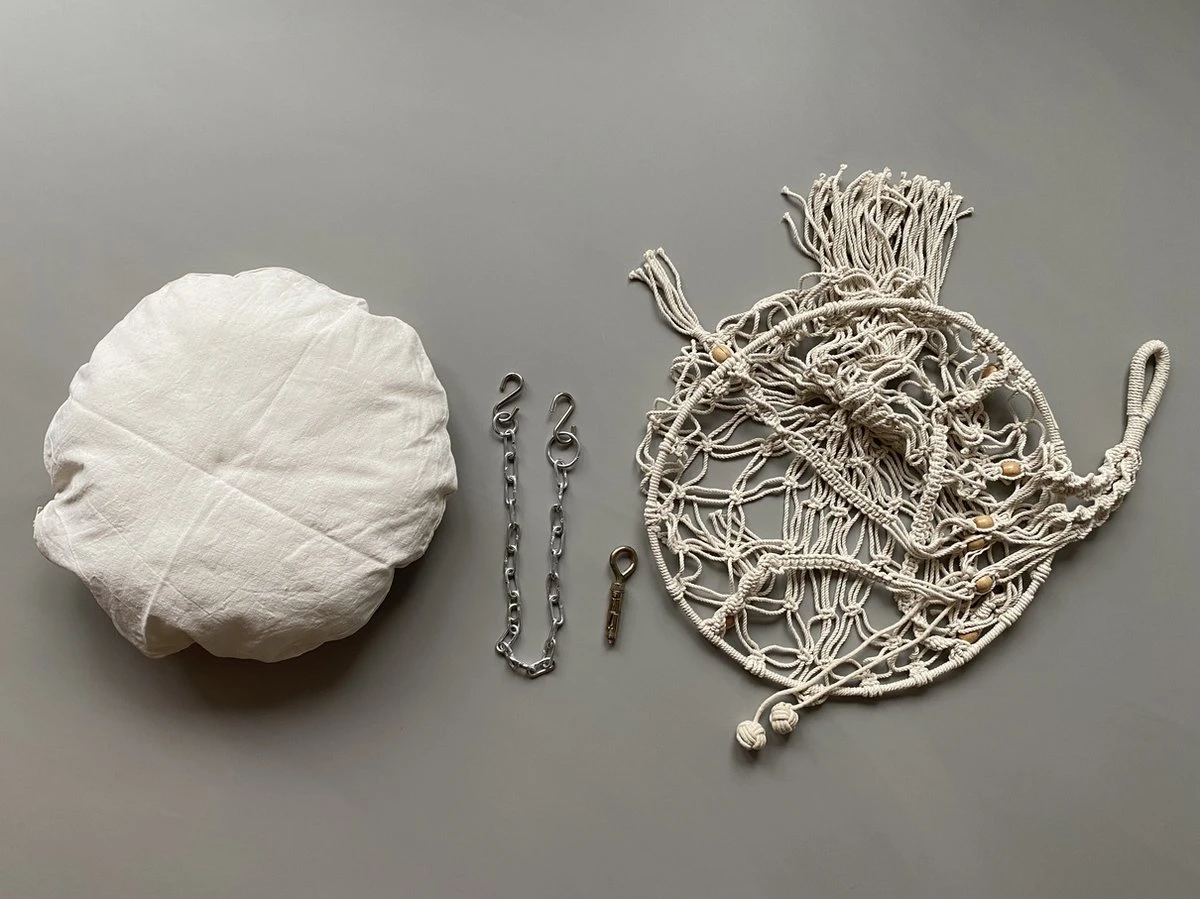 Bonbox Shop - Macrame Hangmat Voor Katten En Kittens - Kattenhammock - Hangmand 9 Bonbox Shop - Macrame Hangmat Voor Katten En Kittens - Kattenhammock - Hangmand - Afbeelding 7