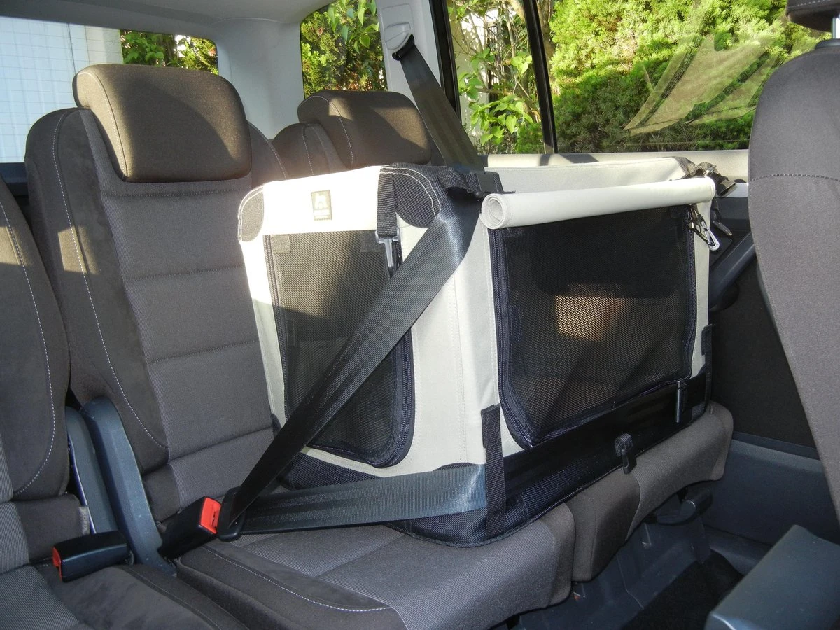 Maelson Soft Kennel - Robuuste Hondenbench Van Zacht Materiaal - Opvouwbare Kennel Met Stevig Stalen Binnenframe - Zwart/antraciet - XXS / XS / S / M / L / XL / XXL - 72 S 19 Maelson Soft Kennel - Robuuste Hondenbench Van Zacht Materiaal - Opvouwbare Kennel Met Stevig Stalen Binnenframe - Zwart/antraciet - XXS / XS / S / M / L / XL / XXL - 72 S - Afbeelding 17