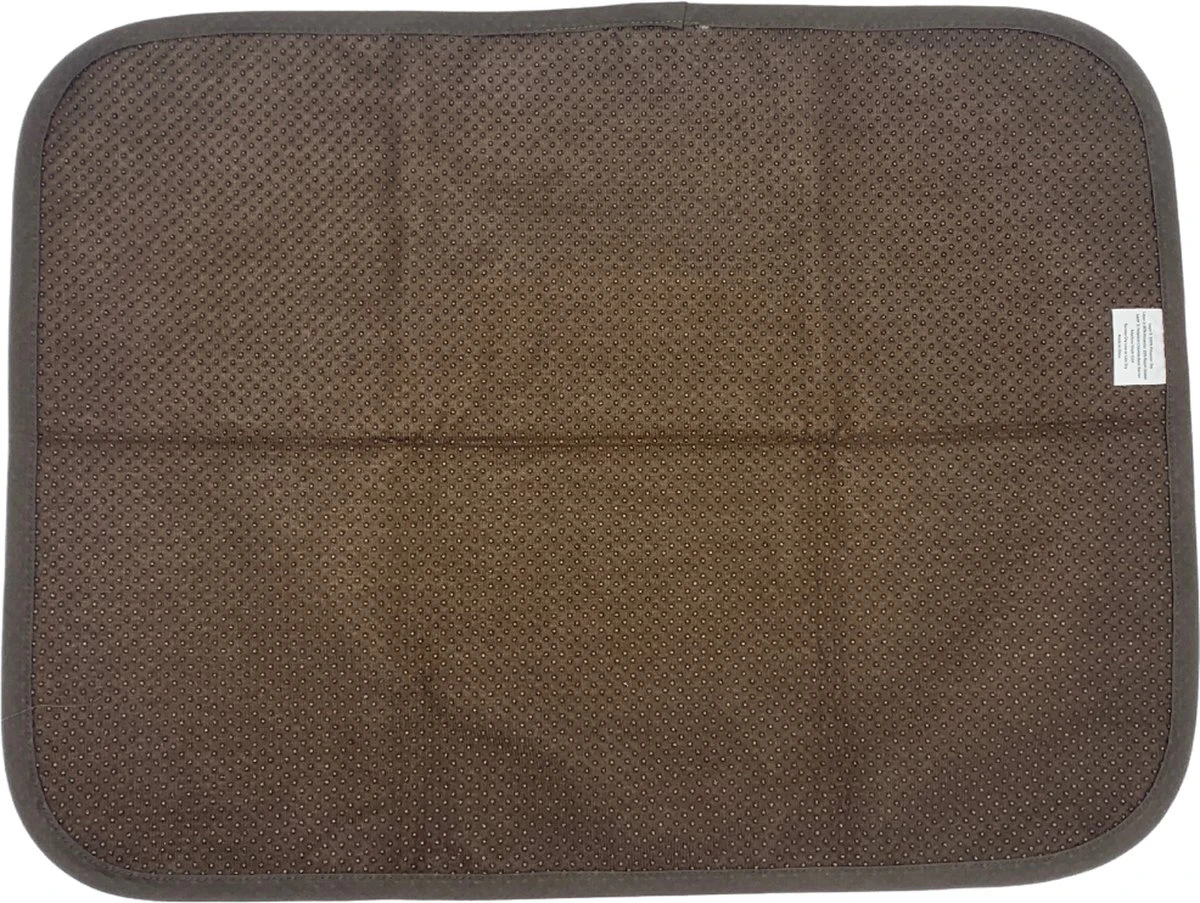 XXL Puppy Training Pad - Plasmat - Zwart - 104 X 104 Cm - Hondentoilet - Herbruikbaar - Wasbaar 5 XXL Puppy Training Pad - Plasmat - Zwart - 104 X 104 Cm - Hondentoilet - Herbruikbaar - Wasbaar - Afbeelding 3