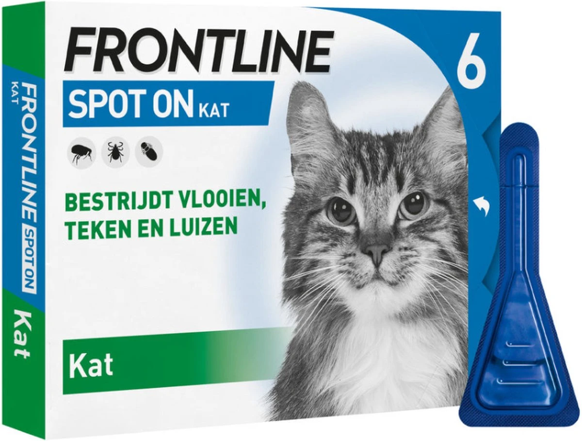 Frontline Spot-On Anti Vlooienmiddel Kat - 6 Pipetten 11 Frontline Spot-On Anti Vlooienmiddel Kat - 6 Pipetten - Afbeelding 9