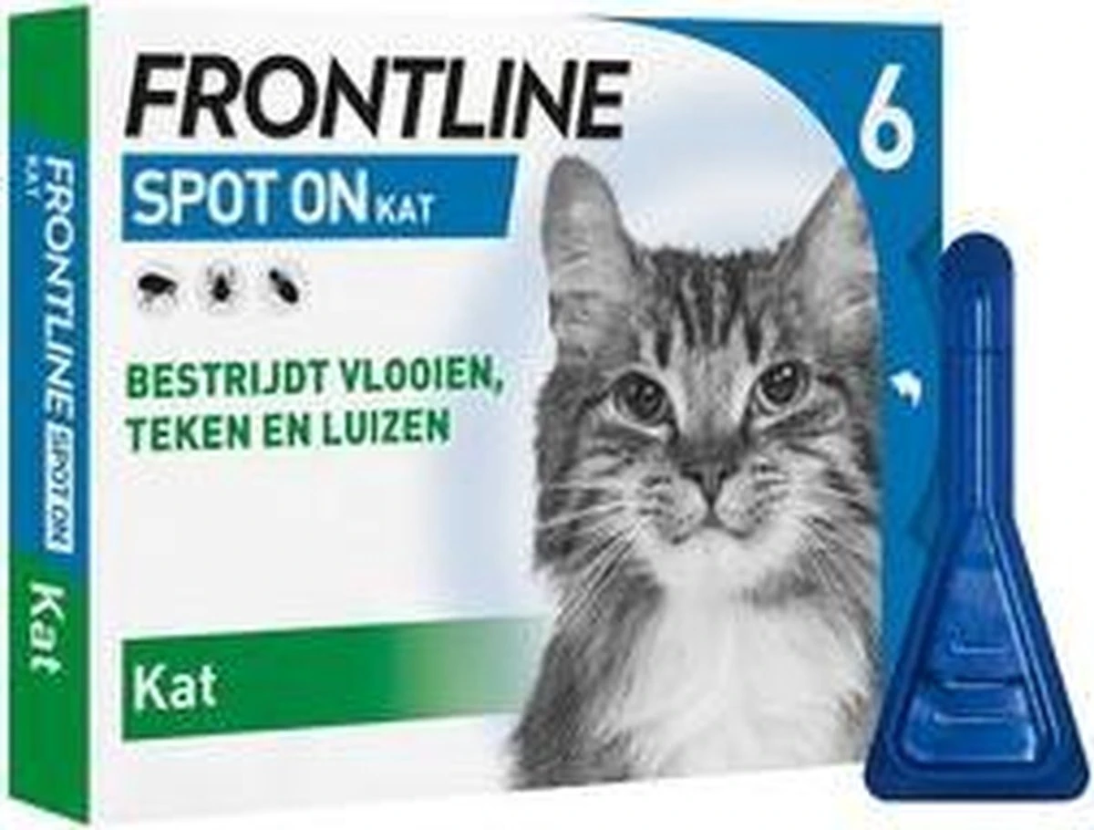Frontline Spot-On Anti Vlooienmiddel Kat - 6 Pipetten 13 Frontline Spot-On Anti Vlooienmiddel Kat - 6 Pipetten - Afbeelding 11