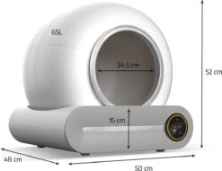 Merkloos Petlux® Zelfreinigende Automatische Kattenbak Met App En LED-Touch 24 Merkloos Petlux® Zelfreinigende Automatische Kattenbak Met App En LED-Touch -Dierenwinkel 1200x921 2