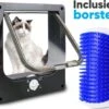 BFreshPets Kattenluik + Massageborstel - Met Tunnel - 4 Vergrendelingsstanden - Weersbestendig - Maat L - Zwart - 27 X 24 Cm 2 BFreshPets Kattenluik + Massageborstel - Met Tunnel - 4 Vergrendelingsstanden - Weersbestendig - Maat L - Zwart - 27 X 24 Cm -Dierenwinkel 1200x946 1