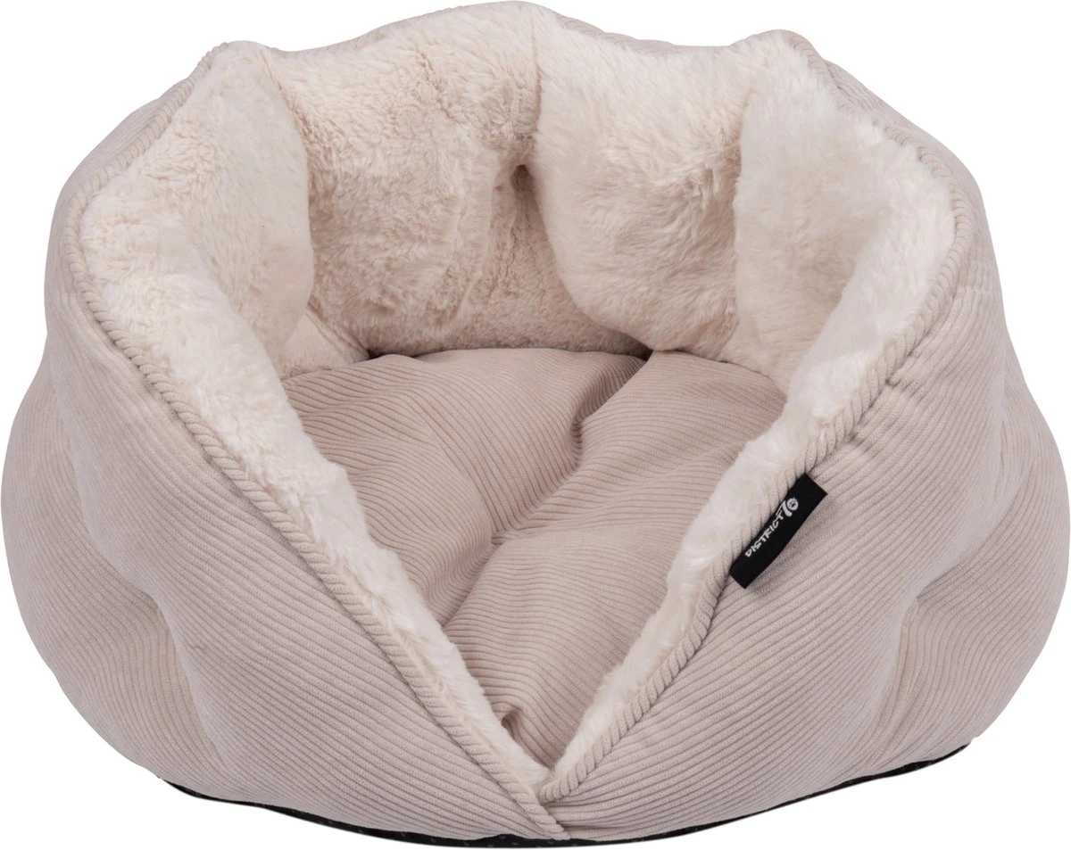 District 70 TUCK - Luxe & Comfortabele Mand Kleine Honden - Terra, Donkergrijs & Zand - 50x50x30 Cm - Zand 17 District 70 TUCK - Luxe & Comfortabele Mand Kleine Honden - Terra, Donkergrijs & Zand - 50x50x30 Cm - Zand - Afbeelding 15