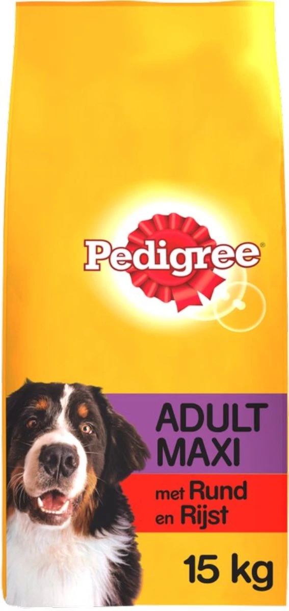 Pedigree Maxi Adult Honden Droogvoer - Rund - 15 Kg 3 Pedigree Maxi Adult Honden Droogvoer - Rund - 15 Kg