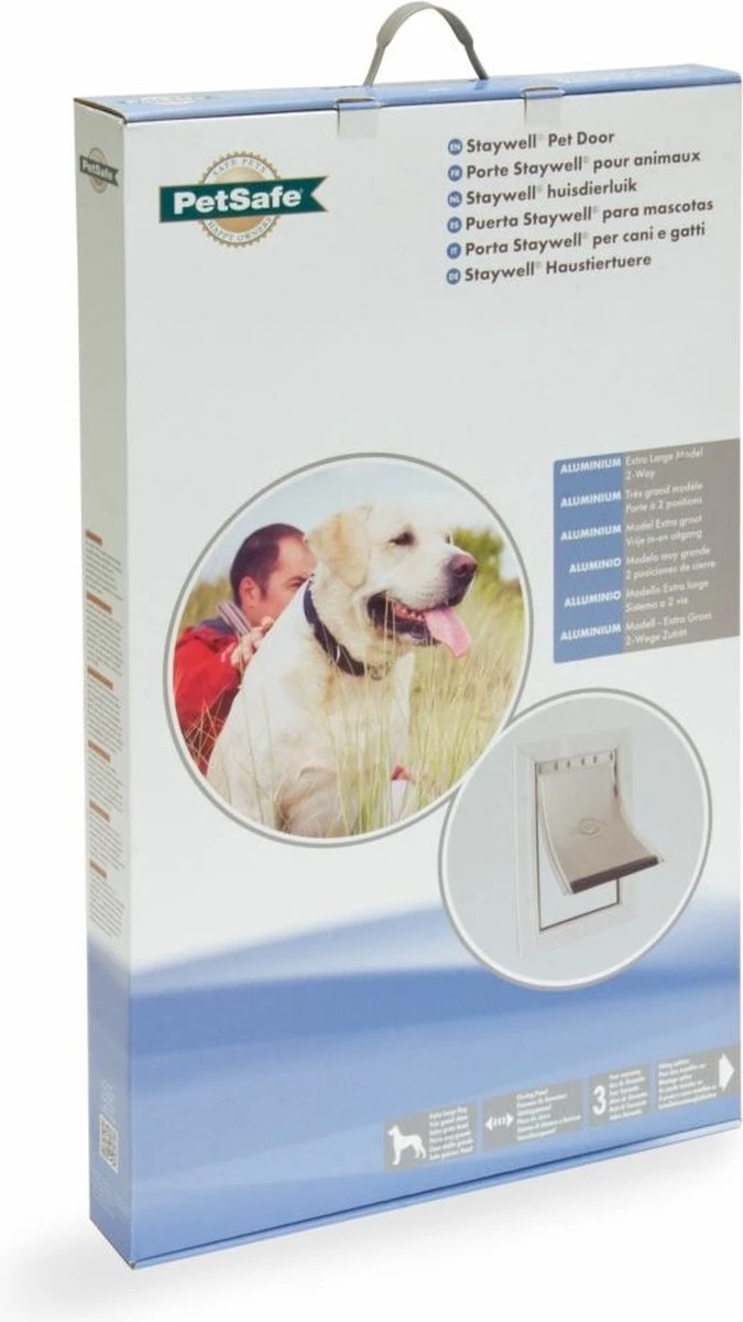 Petsafe 660 Hondenluik - Tot 100 Kg - Aluminium 3 Petsafe 660 Hondenluik - Tot 100 Kg - Aluminium
